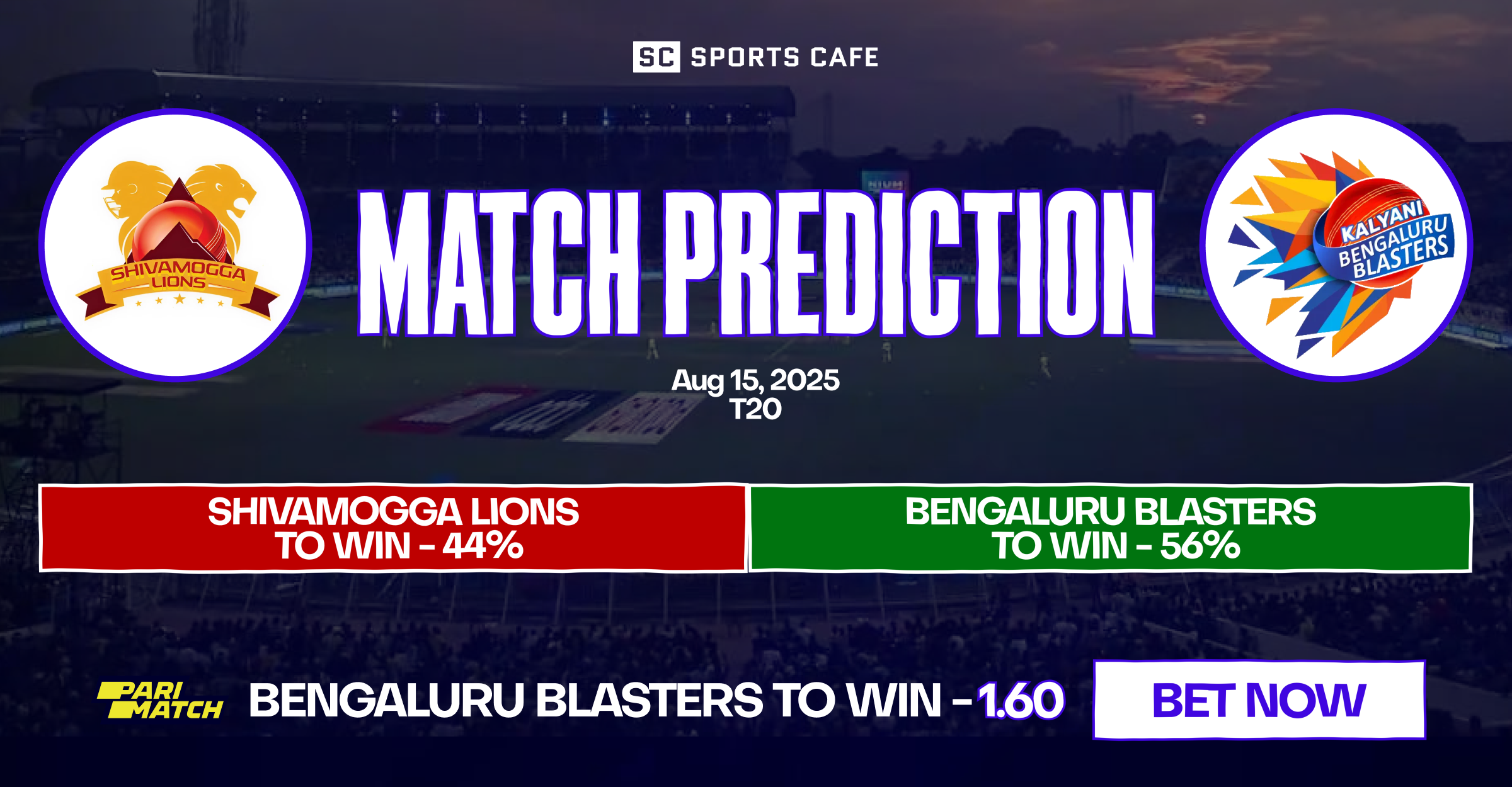 Shivamogga Lions vs Bengaluru Blasters